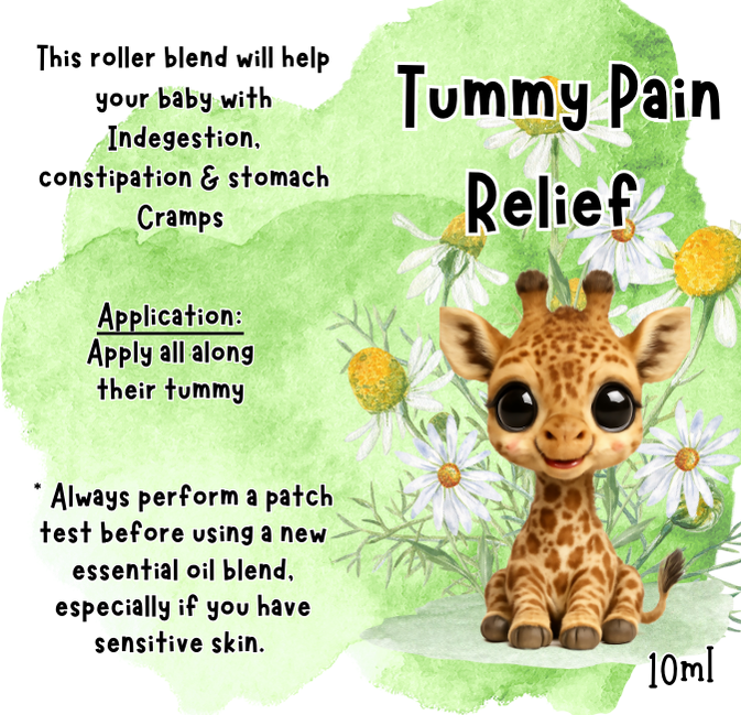 Tummy Pain Relief Essential Oil Roller 10ml
