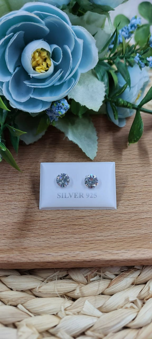 7mm Silver Stud