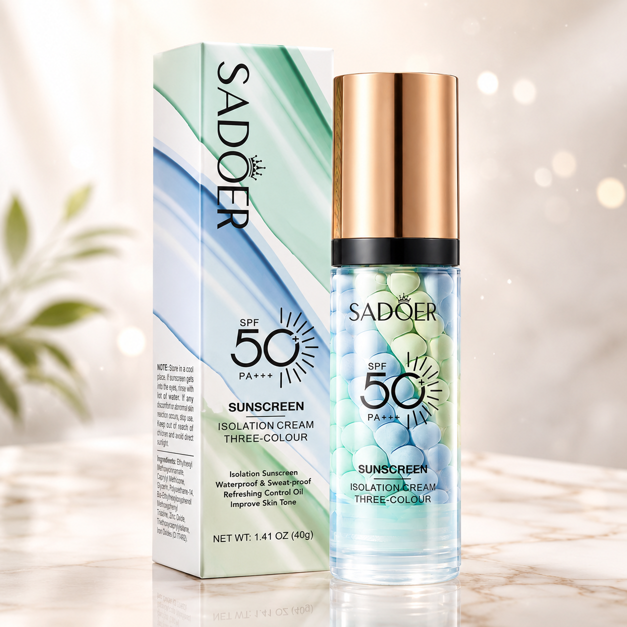 Sadoer Sunscreen SPF50 ( 3 Colour )