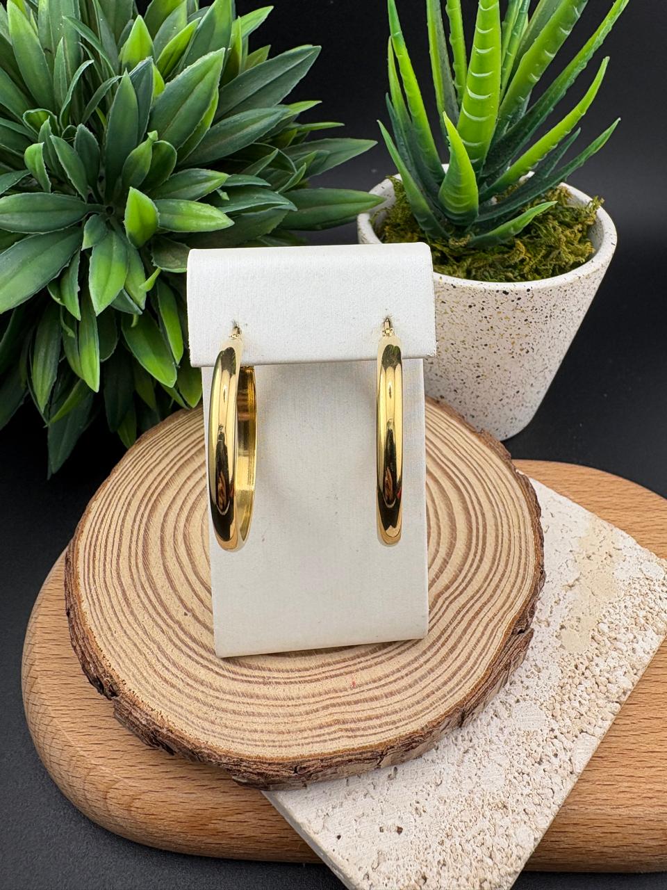 Stainless Steel Earring Hoop 30mm #015