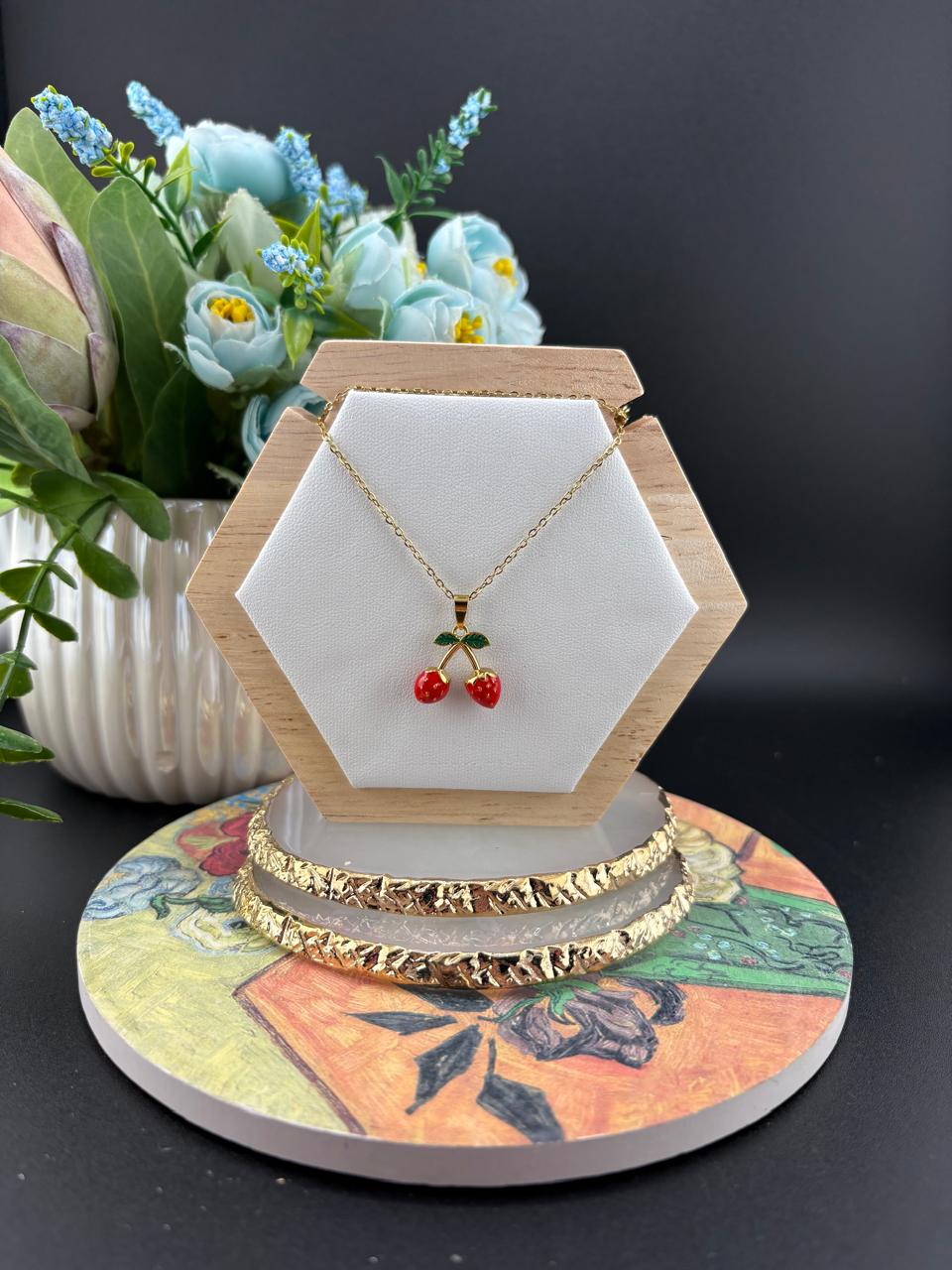 Strawberry Stainless Steel Necklace