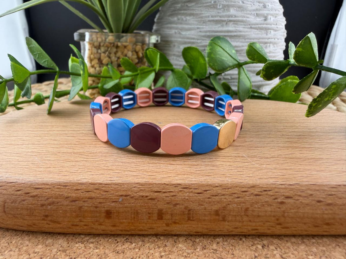 Enamel Tile Bracelet