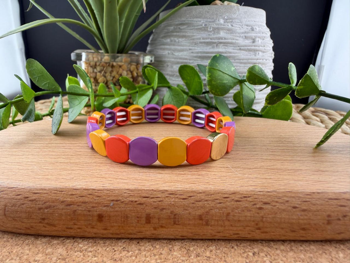 Enamel Tile Bracelet