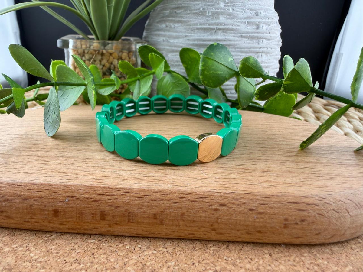 Enamel Tile Bracelet