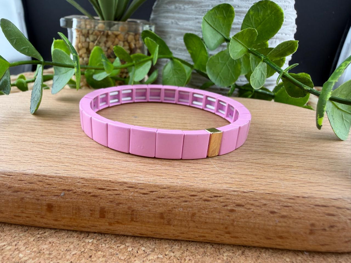 Enamel Tile Bracelet