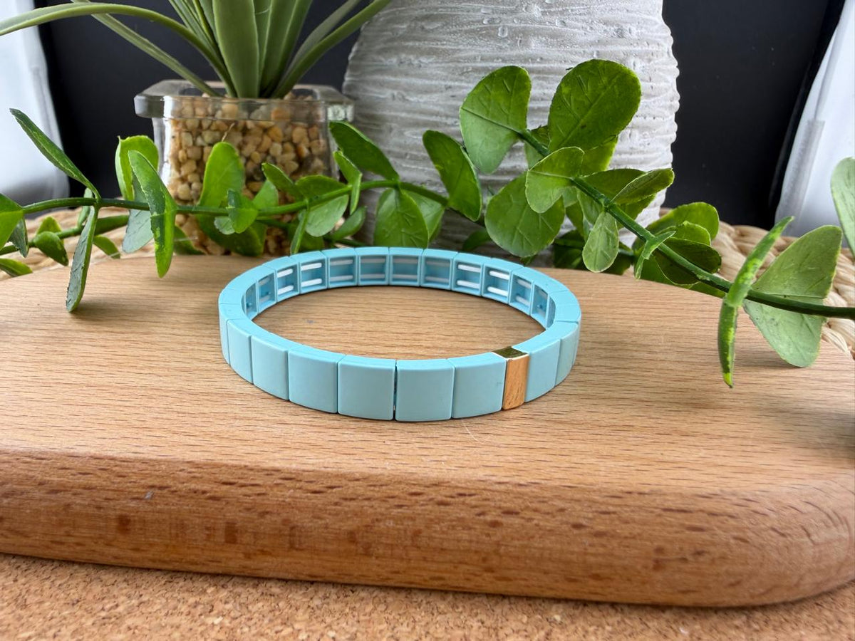 Enamel Tile Bracelet