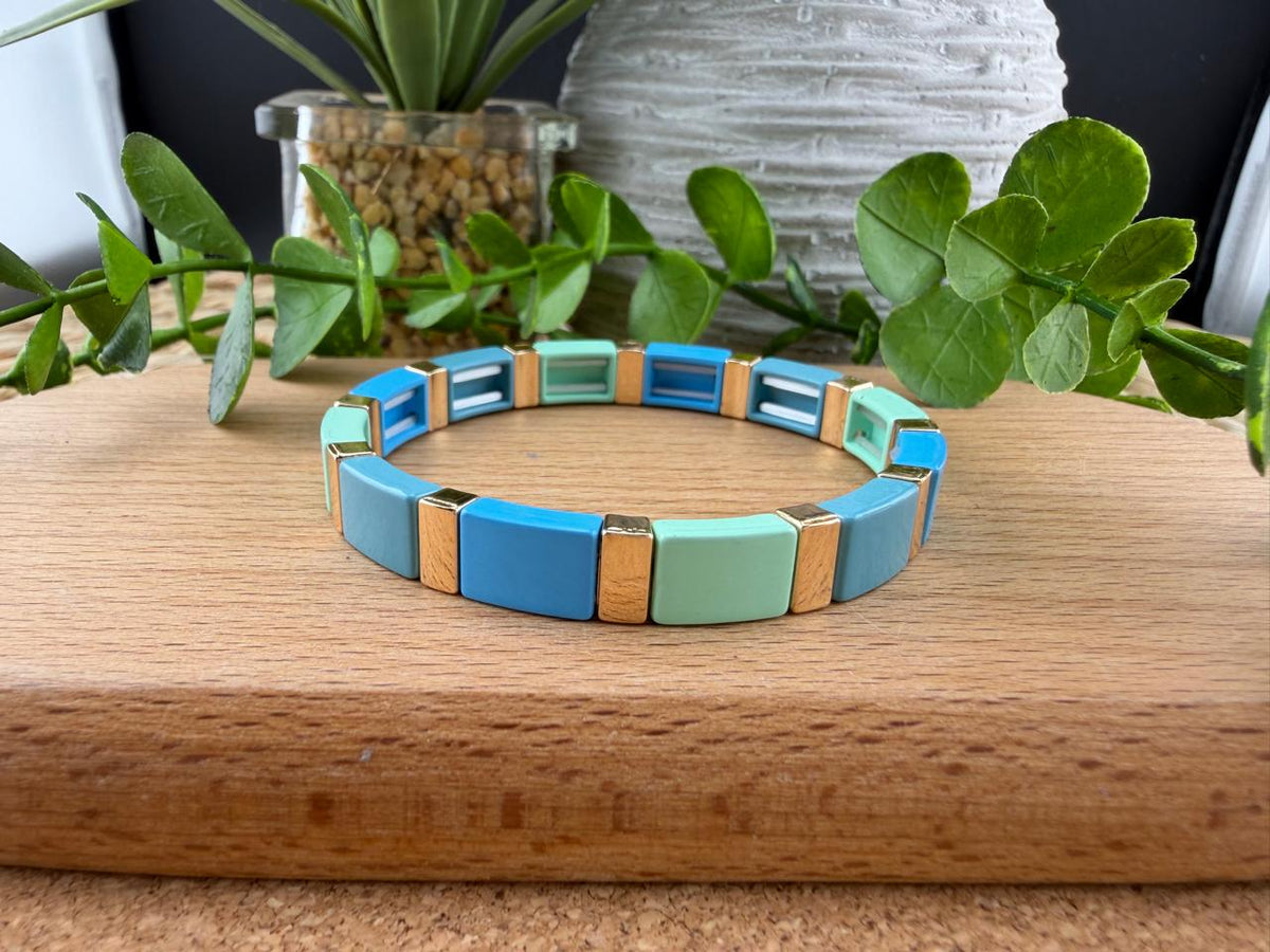Enamel Tile Bracelet