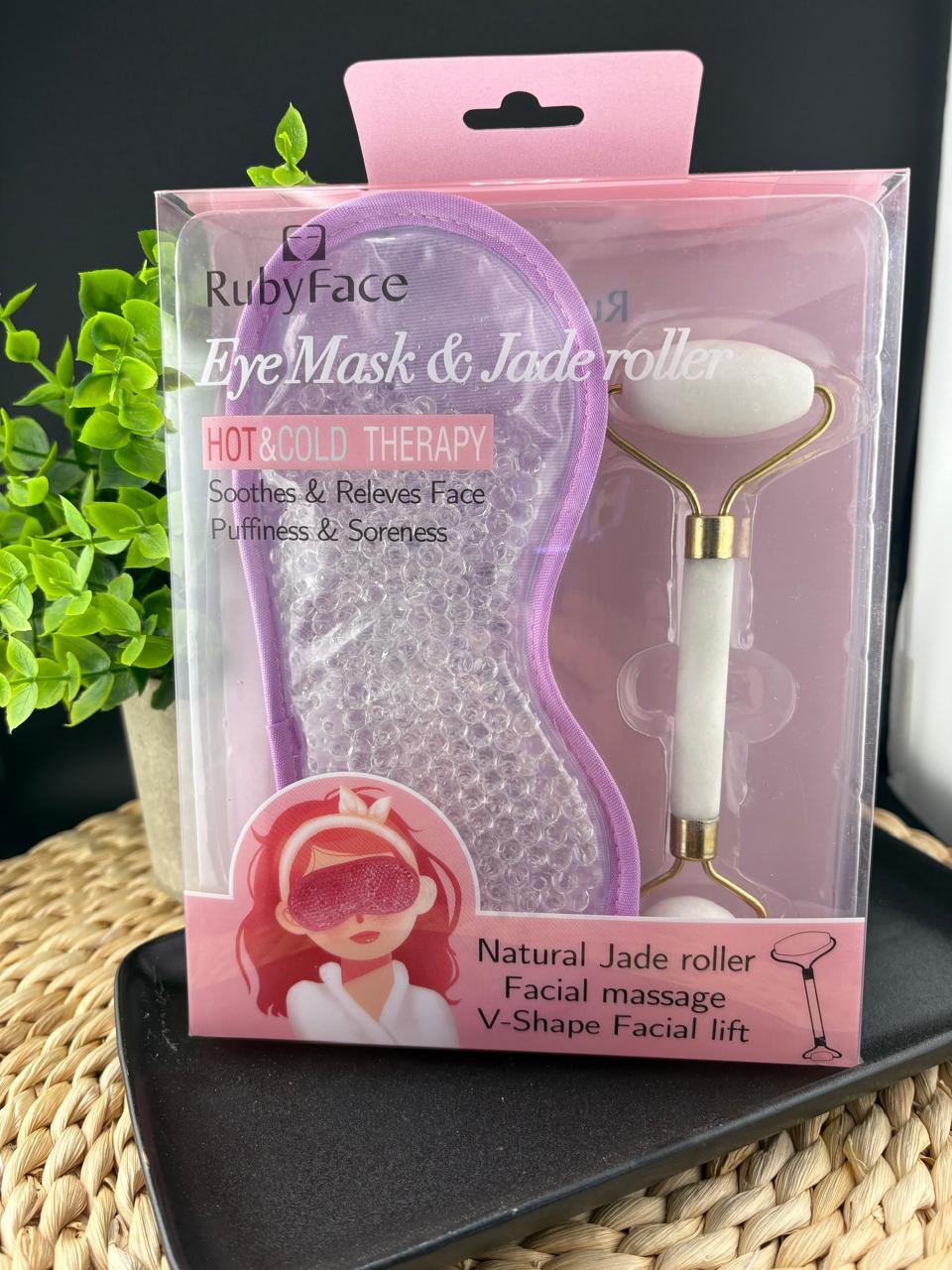 Eye Mask & Face Roller Set