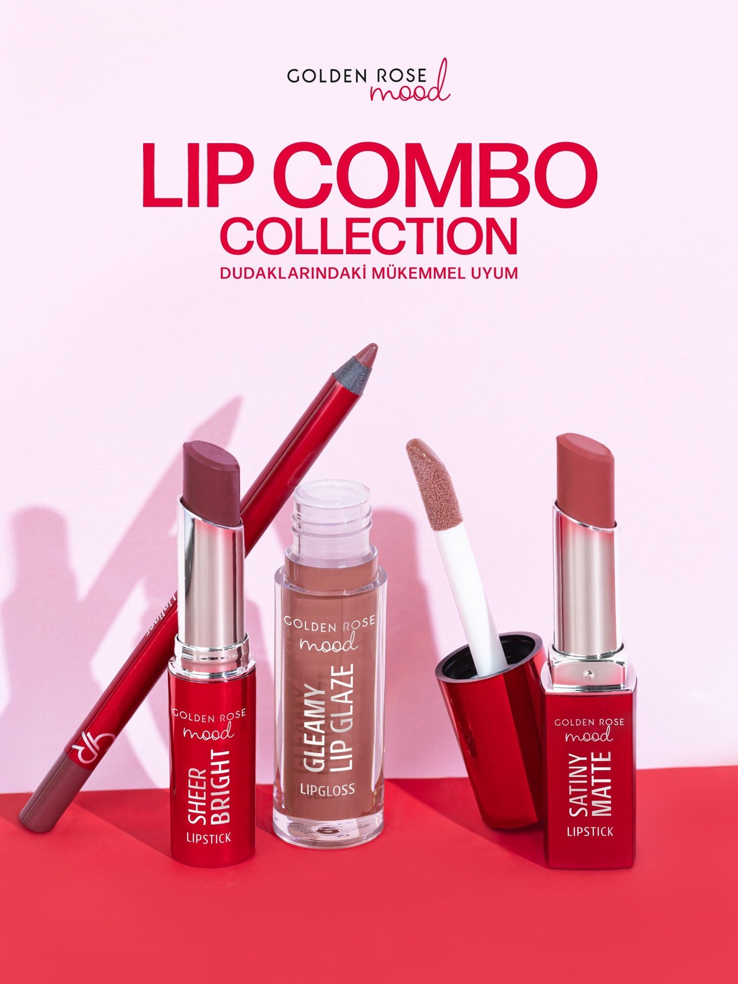 Golden Rose Mood Lip Combo