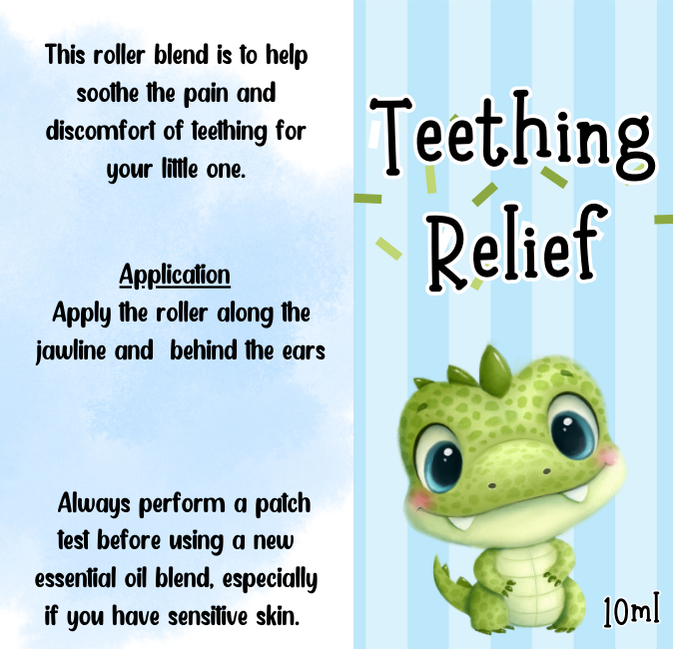 Teething Relief Essential Oil Roller 10ml