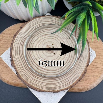 Stainless Steel Silver Bangle 65mm #2