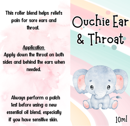 Ouchie Ear & Throat Essential Oil Roller 10ml