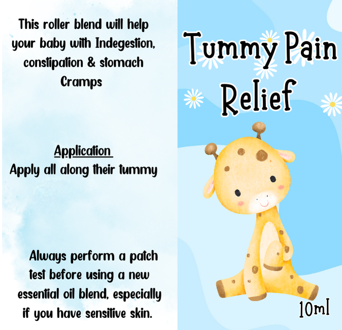 Tummy Pain Relief Essential Oil Roller 10ml