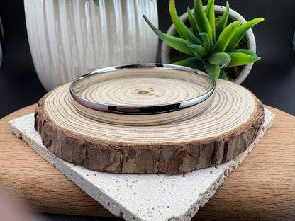 Stainless Steel Silver Bangle 65mm #2