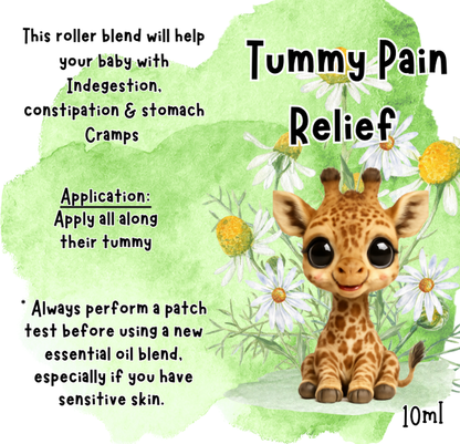 Tummy Pain Relief Essential Oil Roller 10ml