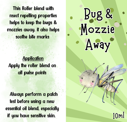 Bug & Mozzie Away Essential Oil Roller 10ml