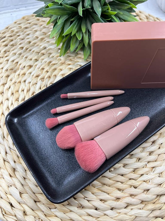 5 Piece Travel Brush Set