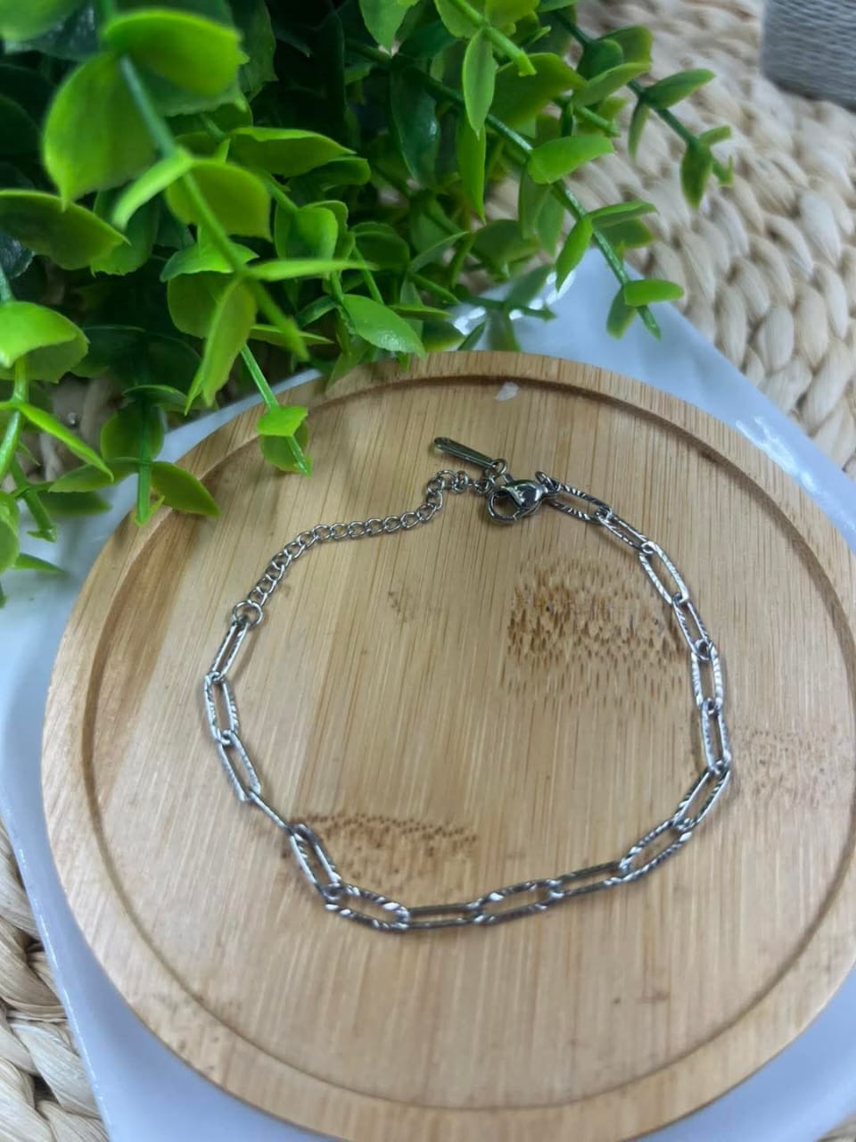 Stainless Steel Bracelet Silver Chain