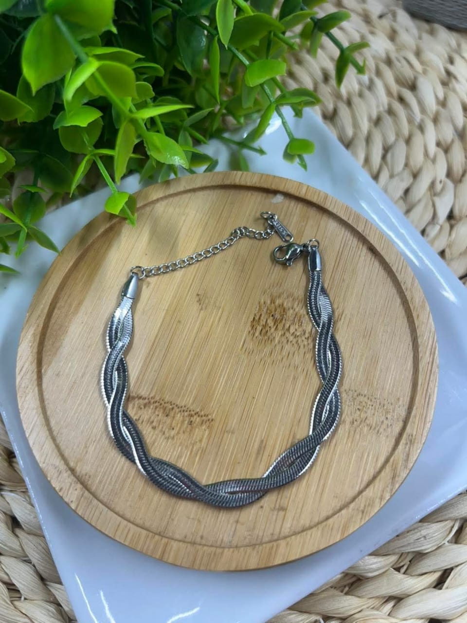 Stainless Steel Bracelet Braided