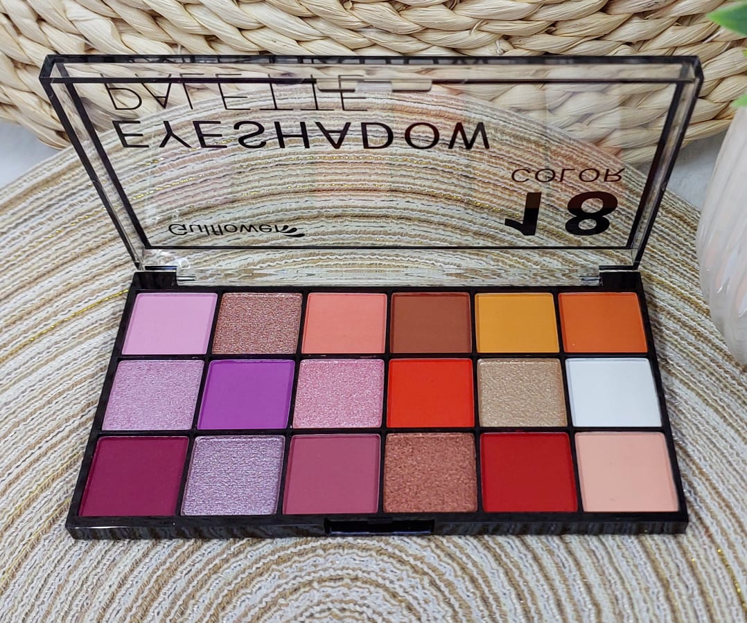 18 Color Eyeshadow Palette