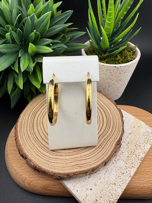 Stainless Steel Earring Hoop 30mm #015