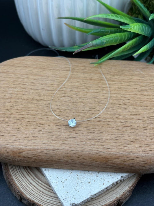 Stainless Steel Floating Necklace