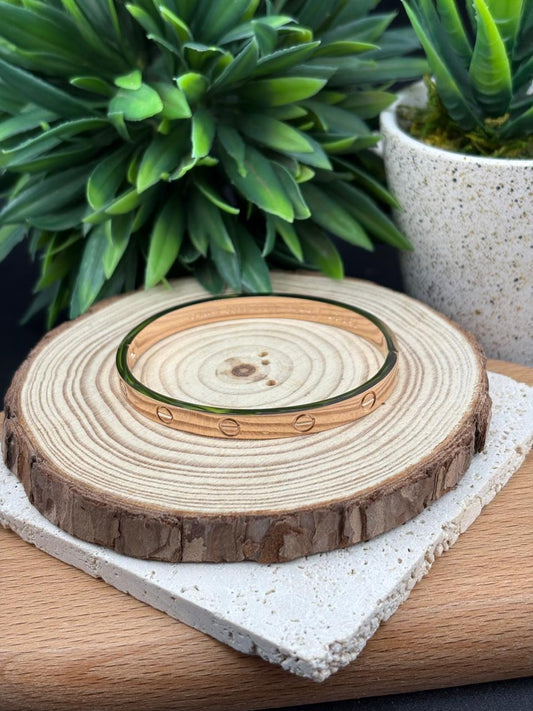 Stainless Steel Rose Gold Bangle