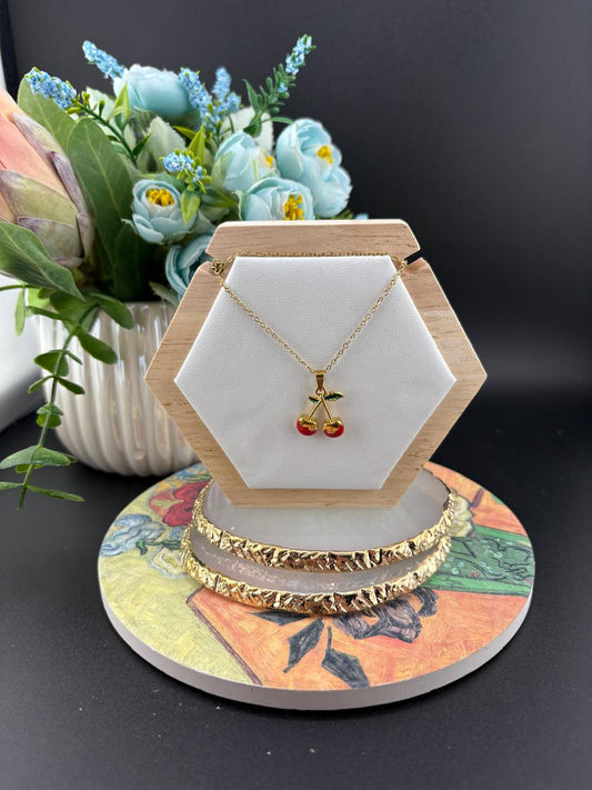 Cherry Stainless Steel Necklace