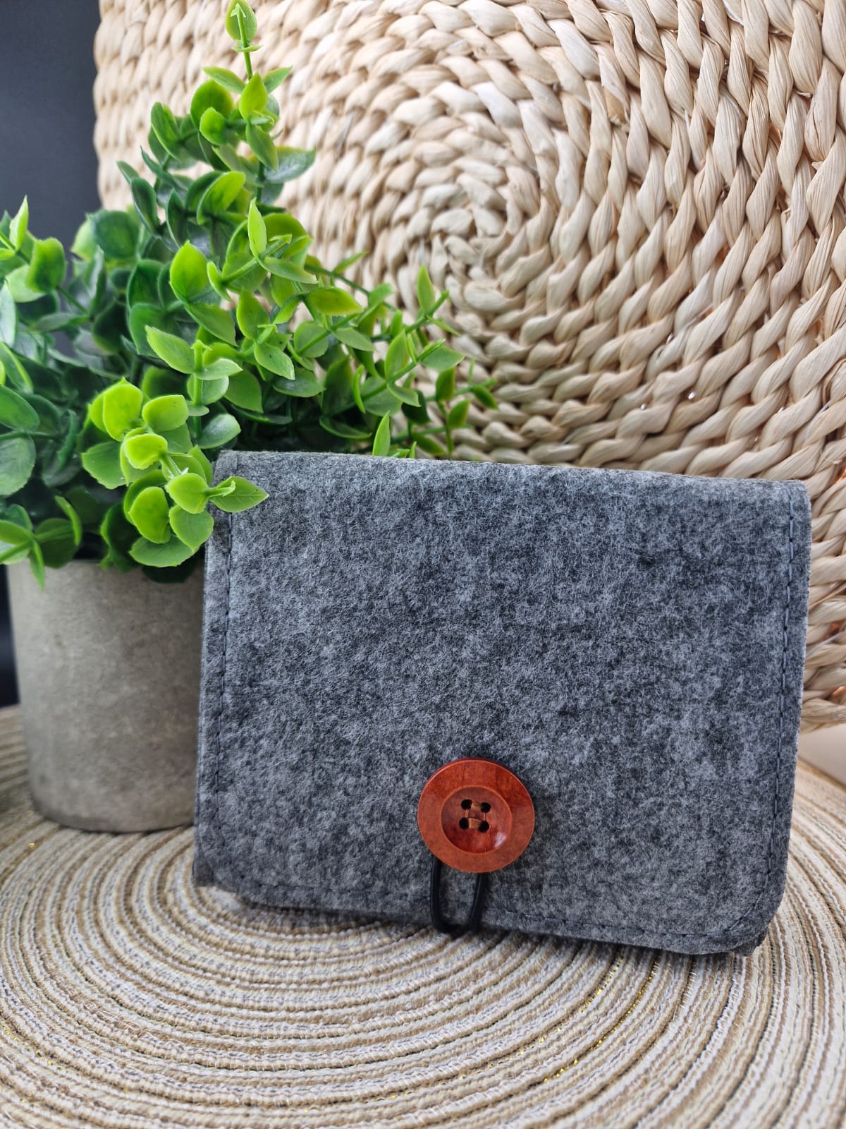 Essential oil Roller Pouch ( Dark Grey )