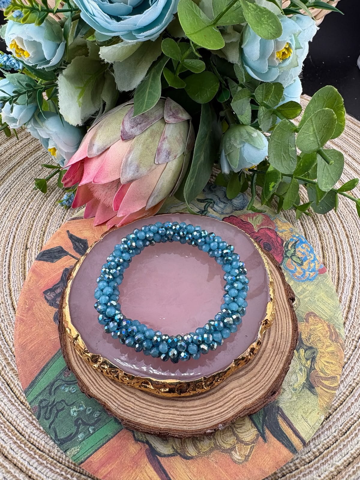 Crystal Beaded Bracelet #089