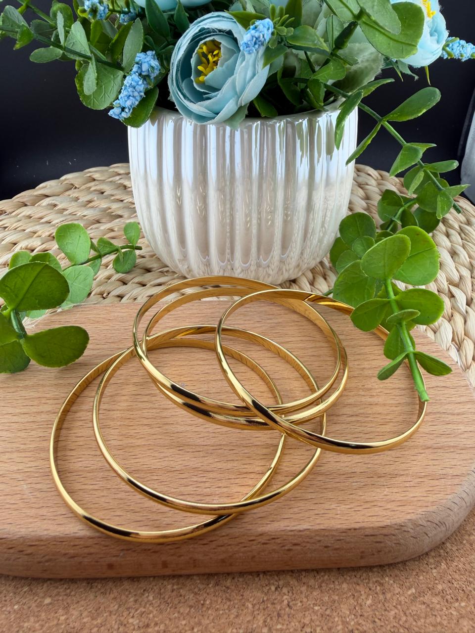 Stainless Steel Bracelet #085 -75mm Set