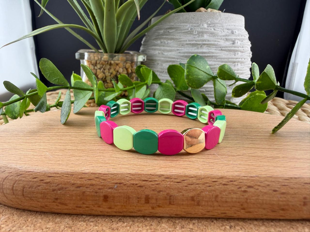 Enamel Tile Bracelet