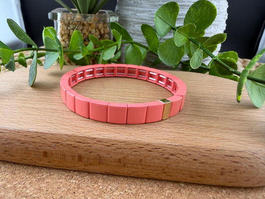 Enamel Tile Bracelet