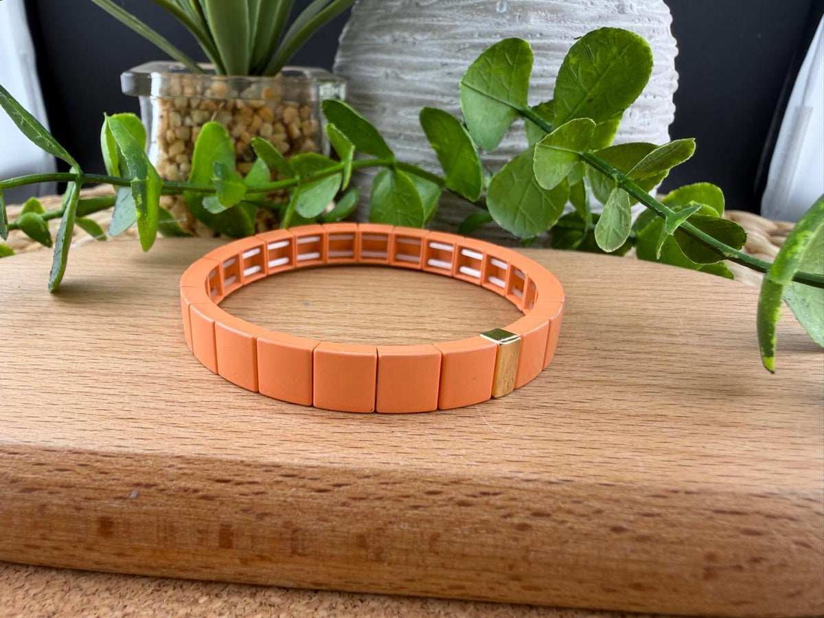 Enamel Tile Bracelet