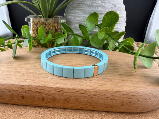 Enamel Tile Bracelet