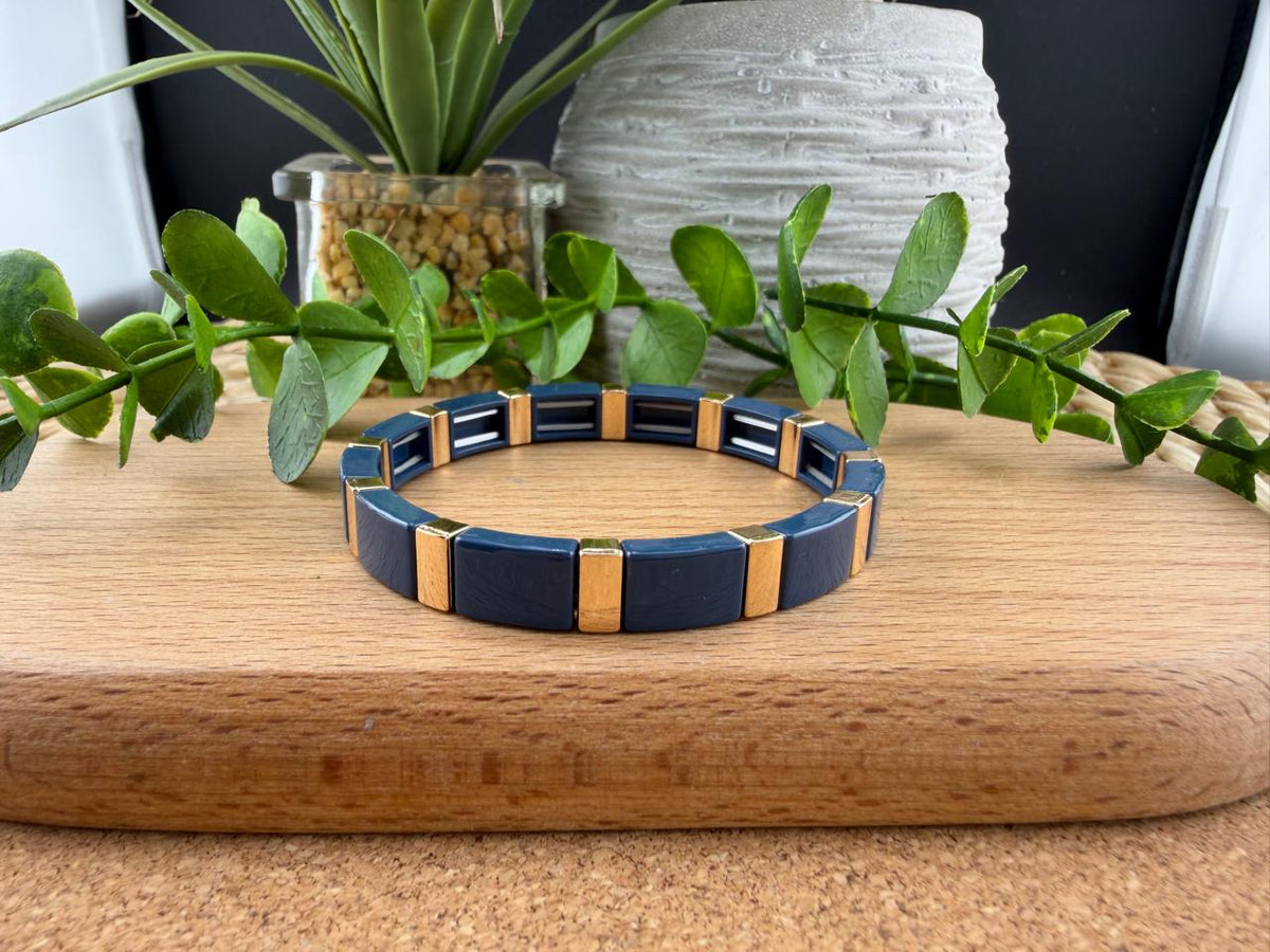Enamel Tile Bracelet