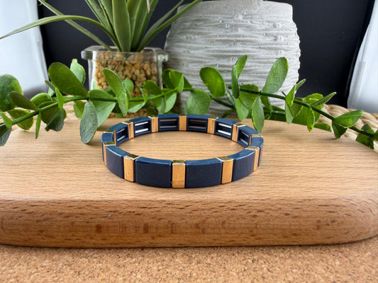 Enamel Tile Bracelet