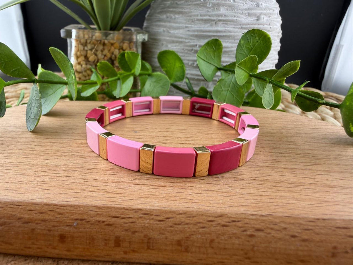Enamel Tile Bracelet