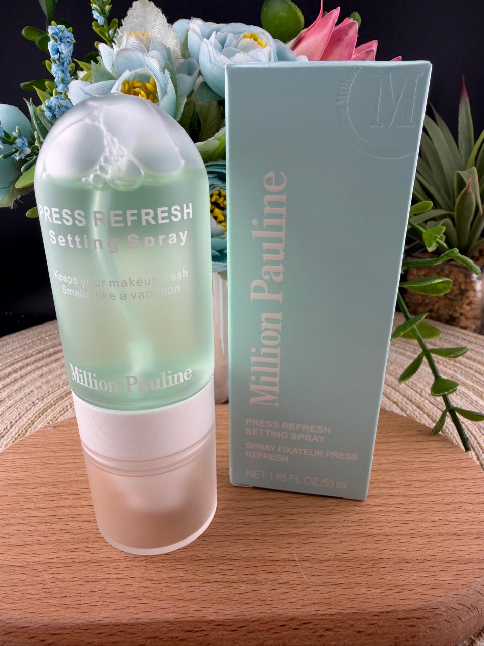 Press Refresh Setting Spray