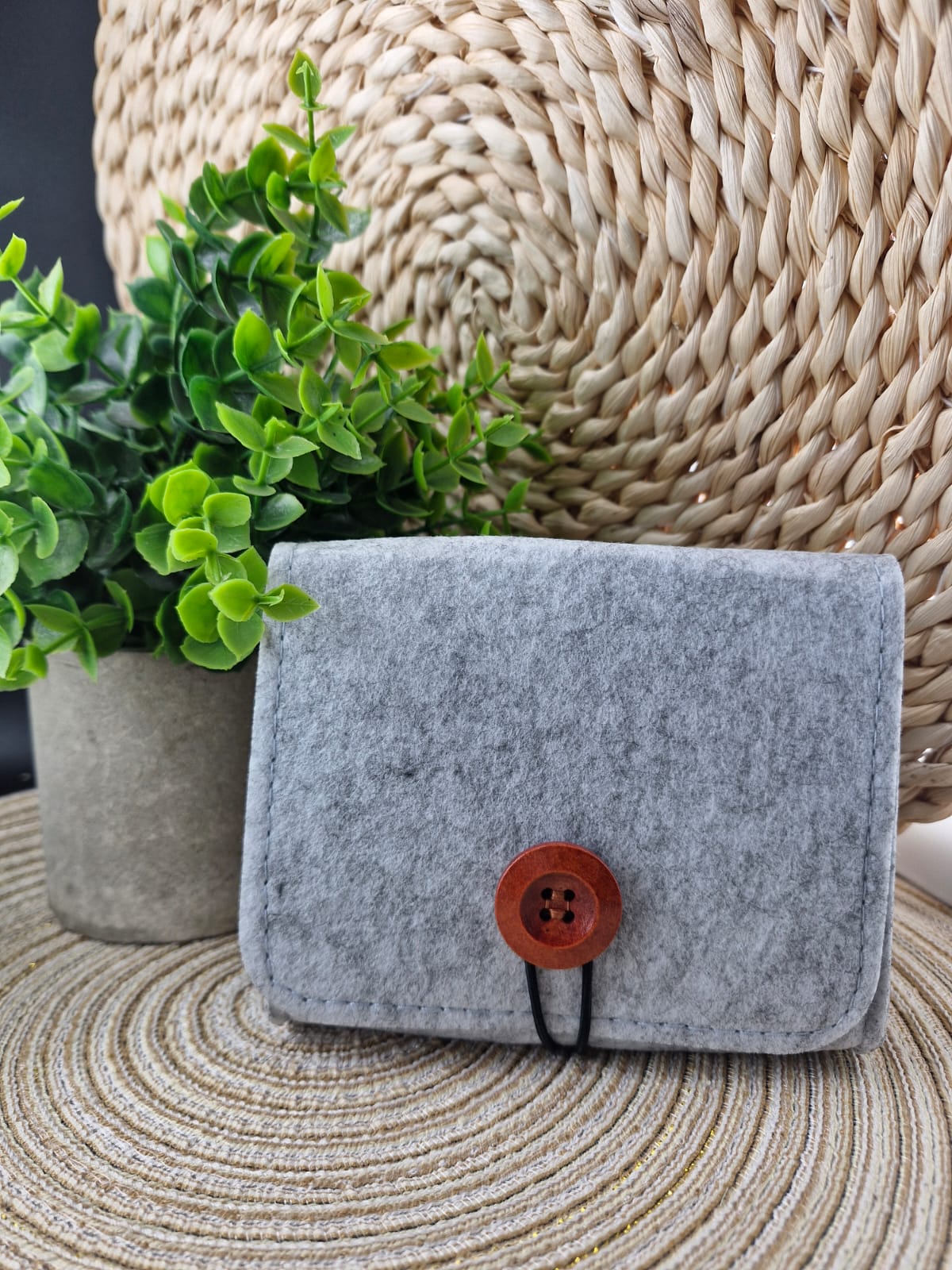 Essential oil Roller Pouch ( Light Grey )