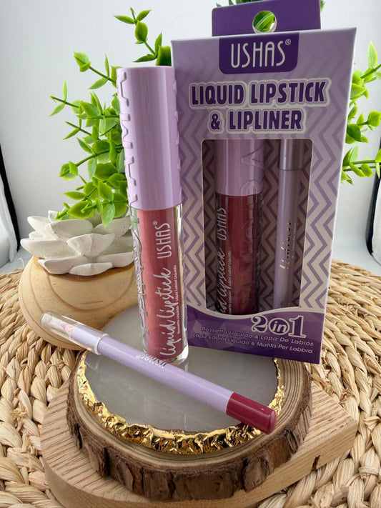 Ushas Liquid Lipstick & Liner