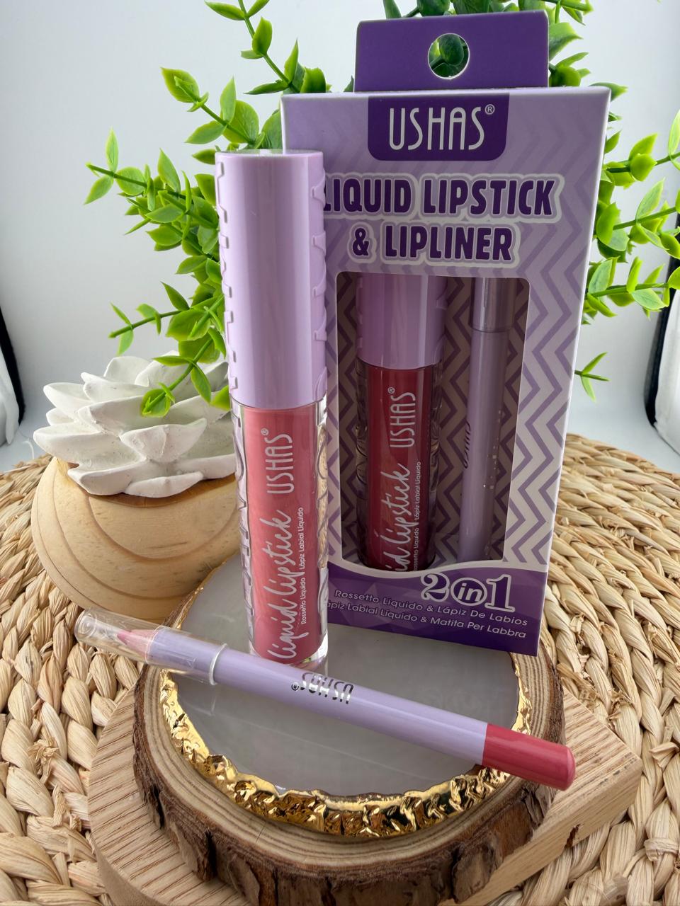 Ushas Liquid Lipstick & Liner