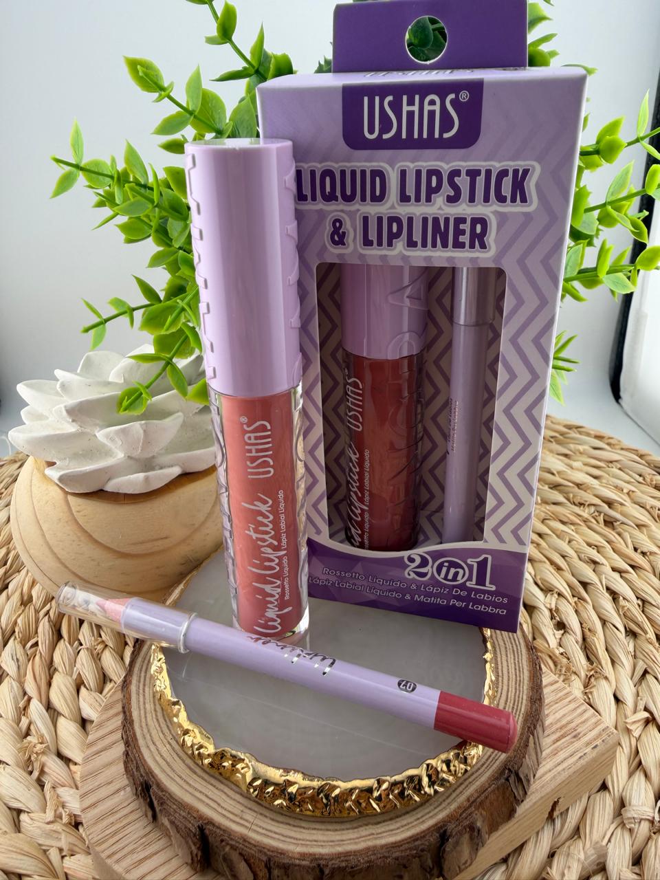 Ushas Liquid Lipstick & Liner