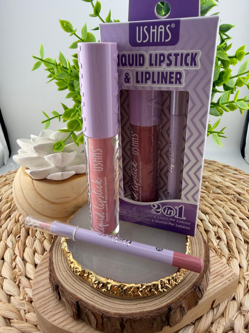 Ushas Liquid Lipstick & Liner